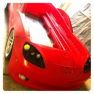 Toddler race car bed